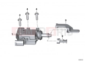 BMW Motorrad BMW 2019 C models C 400 X (0C09, 0C19) Central locking actuator 2 | Central locking actuator 2