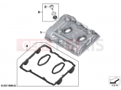 Cylinder head cover - BMW Motorrad F 900 GS Adv. (0K71, 0K73) 2024