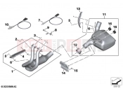 Exhaust manifold with front silencer - BMW Motorrad F 900 GS Adv. (0K71, 0K73) 2024