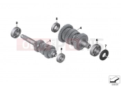 Transmission shafts - BMW Motorrad F 900 GS Adv. (0K71, 0K73) 2024