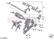 Inner gearshift parts - BMW Motorrad F 900 GS Adv. (0K71, 0K73) 2024