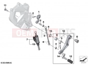 Outer gearshift parts - BMW Motorrad F 900 GS Adv. (0K71, 0K73) 2024