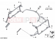 Case holder - BMW Motorrad F 900 GS Adv. (0K71, 0K73) 2024