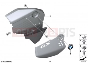 Radiator trim - BMW Motorrad F 900 GS Adv. (0K71, 0K73) 2024