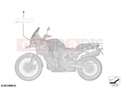 Sticker WND2 black-storm - BMW Motorrad F 900 GS Adv. (0K71, 0K73) 2024