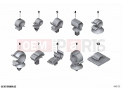 Tubing support - BMW Motorrad F 900 GS Adv. (0K71, 0K73) 2024