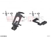 Telematics control unit holder - BMW Motorrad F 900 GS Adv. (0K71, 0K73) 2024