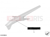 Sign, chain guard - BMW Motorrad F 900 GS Adv. (0K71, 0K73) 2024
