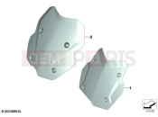 Retrofitting windscreen - BMW Motorrad F 900 GS Adv. (0K71, 0K73) 2024
