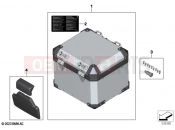 Retrofitting topcase - BMW Motorrad F 900 GS Adv. (0K71, 0K73) 2024