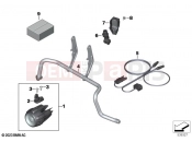 Retrofitting, LED additional headlight - BMW Motorrad F 900 GS Adv. (0K71, 0K73) 2024
