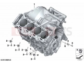 BMW Motorrad BMW 2016 S models S 1000 RR 15 (0D40) Engine housing