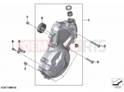 BMW Motorrad BMW 2016 S models S 1000 RR 15 (0D40) Engine housing cover, left