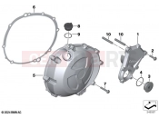 BMW Motorrad BMW 2016 S models S 1000 RR 15 (0D40) Engine housing cover, right