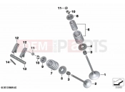 BMW Motorrad BMW 2016 S models S 1000 RR 15 (0D40) Valves with springs