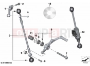 BMW Motorrad BMW 2016 S models S 1000 RR 15 (0D40) Outer gearshift parts