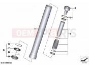 BMW Motorrad BMW 2016 S models S 1000 RR 15 (0D40) Stanchion