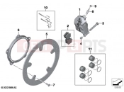 BMW Motorrad BMW 2016 S models S 1000 RR 15 (0D40) Front wheel brake  2