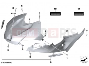 BMW Motorrad BMW 2016 S models S 1000 RR 15 (0D40) Panel, fuel tank