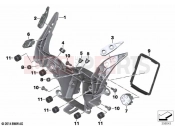BMW Motorrad BMW 2016 S models S 1000 RR 15 (0D40) Front panel carrier