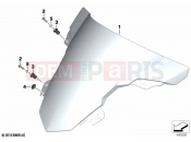 BMW Motorrad BMW 2016 S models S 1000 RR 15 (0D40) Windscreen