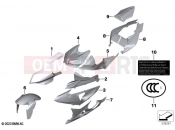 BMW Motorrad BMW 2016 S models S 1000 RR 15 (0D40) Primed parts