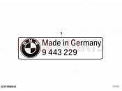 BMW Motorrad BMW 2016 S models S 1000 RR 15 (0D40) Signs