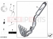 BMW Motorrad BMW 2016 S models S 1000 RR 15 (0D40) HP titanium exhaust system
