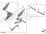 BMW Motorrad BMW 2016 S models S 1000 RR 15 (0D40) HP footrest system