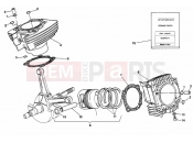 DUCATI 1997 Supersport 750 SS CYLINDER - PISTON » ENGINE CASE
