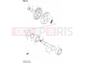 14 - CRANK BALANCER - Suzuki AN400A L3 (2013) Burgman 400 (E02,E19,E24)