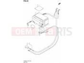 34 - BATTERY (AN400L3 E19) - Suzuki AN400A L3 (2013) Burgman 400 (E02,E19,E24)