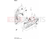 51 - FRONT COMBINATION LAMP (AN400ZAL3 E02) - Suzuki AN400A L3 (2013) Burgman 400 (E02,E19,E24)