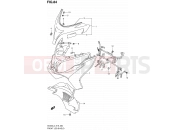 84 - FRONT LEG SHIELD (AN400AL3 E19) - Suzuki AN400A L3 (2013) Burgman 400 (E02,E19,E24)