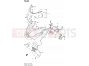 86 - FRONT LEG SHIELD (AN400ZAL3 E02) - Suzuki AN400A L3 (2013) Burgman 400 (E02,E19,E24)