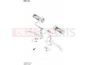 115 - HANDLE LEVER (AN400ZAL3 E02) - Suzuki AN400A L3 (2013) Burgman 400 (E02,E19,E24)