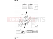 120 - LABEL (AN400L3 E19) - Suzuki AN400A L3 (2013) Burgman 400 (E02,E19,E24)