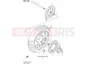 152 - FRONT WHEEL (AN400AL3 E02) - Suzuki AN400A L3 (2013) Burgman 400 (E02,E19,E24)