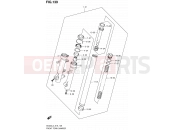139 - FRONT FORK DAMPER (AN400L3 E19) - Suzuki AN400A L3 (2013) Burgman 400 (E02,E19,E24)