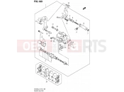 189 - REAR CALIPER (AN400AL3 E02) - Suzuki AN400A L3 (2013) Burgman 400 (E02,E19,E24)