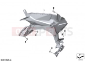 BMW Motorrad BMW 2024 F models F 900 XR A2 (0K41) Cover, front fairing, bottom | Cover, front fairing, bottom