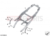 BMW Motorrad BMW 2024 F models F 900 XR A2 (0K41) Rear frame | Rear frame