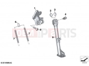 BMW Motorrad BMW 2024 F models F 900 XR A2 (0K41) Side stand | Side stand