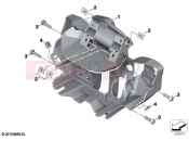 BMW Motorrad BMW 2024 F models F 900 XR A2 (0K41) Front panel carrier | Front panel carrier