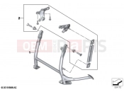 BMW Motorrad BMW 2024 F models F 900 XR A2 (0K41) Centre stand | Centre stand