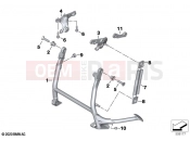 BMW Motorrad BMW 2024 F models F 900 XR A2 (0K41) Centre stand 2 | Centre stand 2