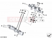 BMW Motorrad BMW 2024 F models F 900 XR A2 (0K41) Fork bridge, bottom / top | Fork bridge, bottom / top