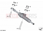 BMW Motorrad BMW 2024 F models F 900 XR A2 (0K41) Steering damper | Steering damper