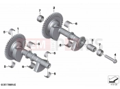 BMW Motorrad BMW 2024 F models F 900 XR A2 (0K41) Compensating shaft | Compensating shaft