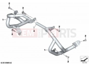 BMW Motorrad BMW 2024 F models F 900 XR A2 (0K41) Engine protection bar | Engine protection bar
